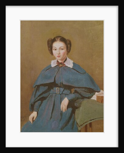 Portrait of Madame Baudot, the Artist's Niece by Jean Baptiste Camille Corot