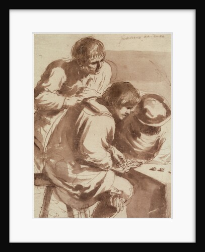 Dice Players by Guercino (1591-1666)