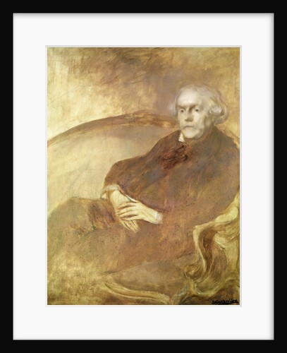 Portrait of Edmond de Goncourt by Eugene Carriere