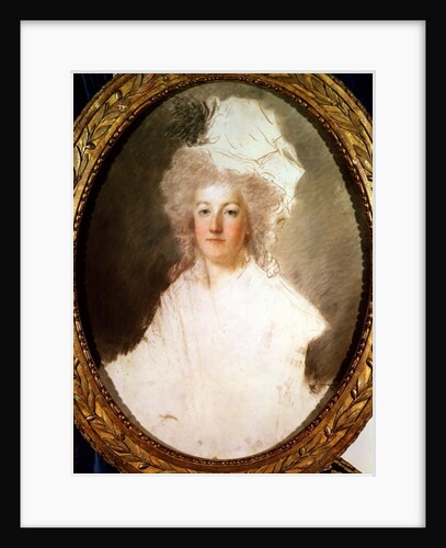 Unfinished portrait of Marie-Antoinette 1770-1819 by Alexandre Kucharski