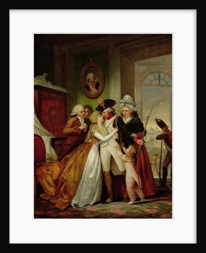 The Departure of the Volunteers by Francois Louis Joseph Watteau