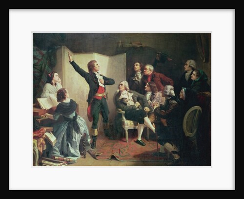 Rouget de Lisle singing the Marseillaise at the home of Dietrich, Mayor of Strasbourg, 26th April 1792 by Isidore Pils