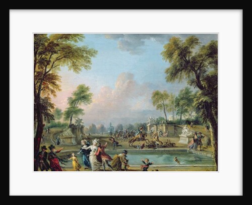 The Charge of the Prince of Lambesc in the Tuileries Gardens, 12th July 1789 by Jean-Baptiste Lallemand