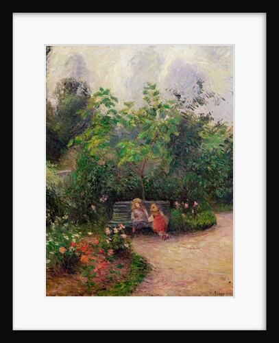 A Corner of the Garden at the Hermitage, Pontoise, 1877 by Camille Pissarro