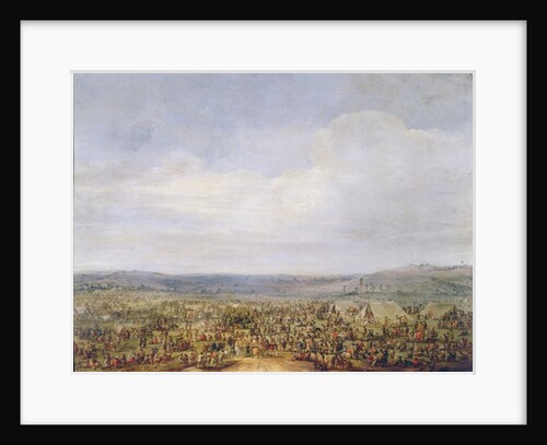 Military Encampment by Robert van den Hoecke