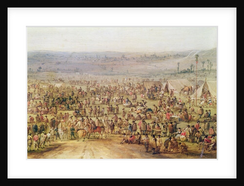 Military Encampment by Robert van den Hoecke