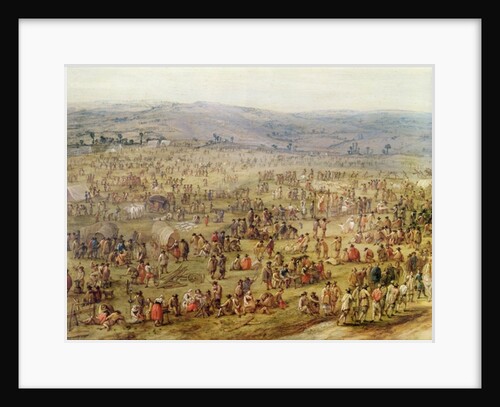Military Encampment by Robert van den Hoecke