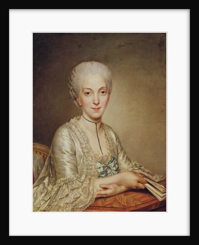 Portrait of a woman by Antoine Vestier