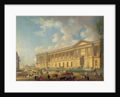 The Colonnade of the Louvre. c.1770 by Pierre Antoine Demachy