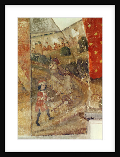 St. Guido, mural from the crypt, c.1480-1540 by School Flemish