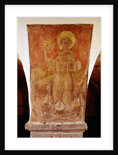 St. Bernardino of Siena, mural from the crypt by School Flemish