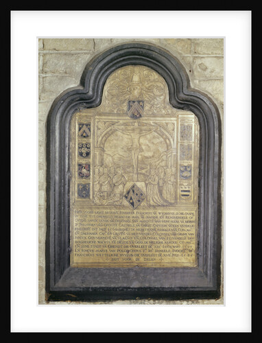 Epitaph of Francois van Wychhuus, end of the sixteenth century by School Flemish