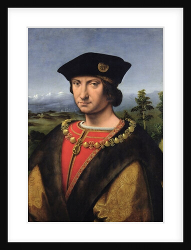 Portrait of Charles d'Amboise Marshal of France by Antonio da Solario