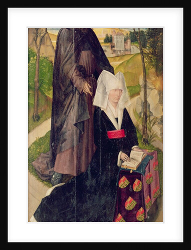 Guillemette de Montagu with Saint Guillaume, 1460-66 by Rogier van der Weyden