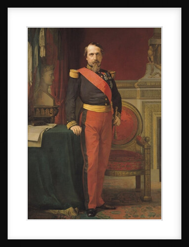 Portrait of Napoleon III, 1862 by Hippolyte Flandrin