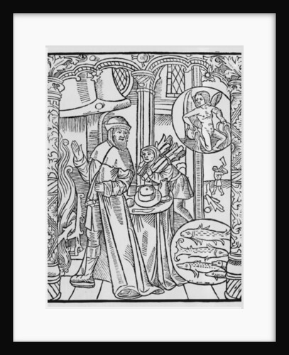 February, interior scene, Aquarius by Pierre Le Rouge