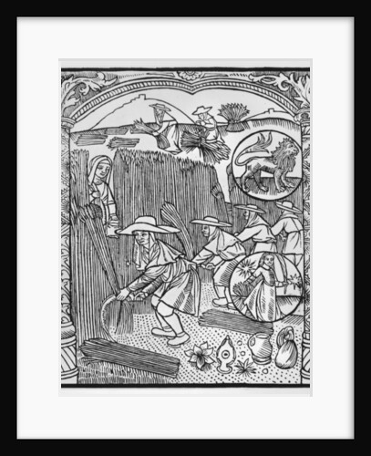 August, harvesting, Leo by Pierre Le Rouge