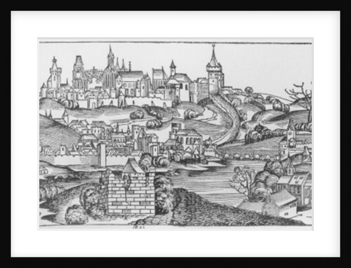 View of Prague by Michael & Pleydenwurff W. Wolgemuth