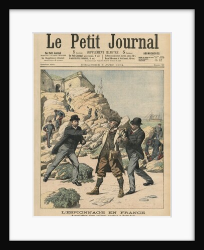 Espionage in France, Arrest of an English colonel at Belle-Isle by French School