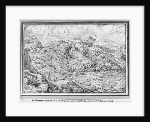 Alpine landscape, 1553 by Pieter the Elder Bruegel
