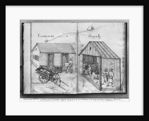 Silver mine of La Croix-aux-Mines, Lorraine, fol.4v and fol.5r, supplying and delivering tallow, c.1530 by Heinrich Gross or Groff