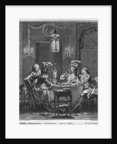 The Gourmet Supper by Jean Michel the Younger Moreau