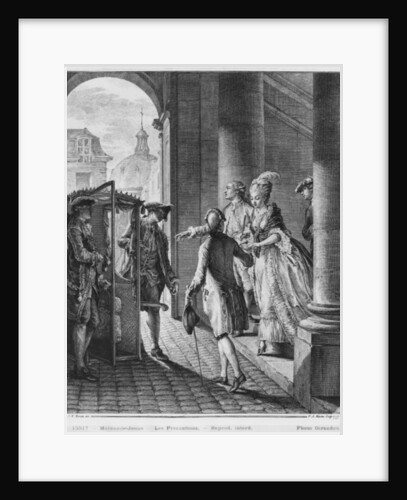 The Precautions by Jean Michel the Younger Moreau (after)