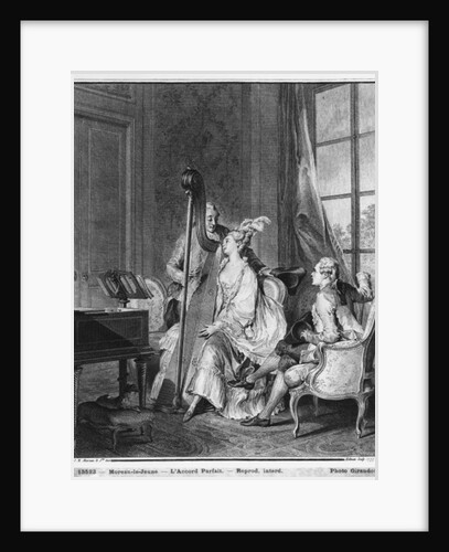 The perfect chord by Jean Michel the Younger (after) Moreau