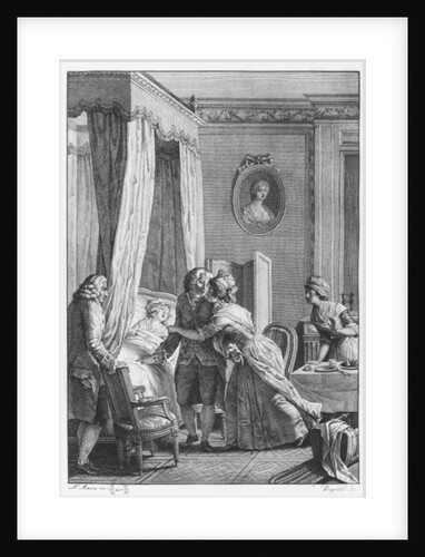 The visit of the doctor from Boson by Nicolas Andre (after) Monsiau