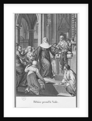 Heloise taking the veil by Jean Michel the Younger (after) Moreau