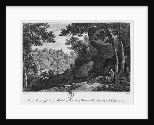 View of Heloise grotto in the park of La Garenne at Clisson by Claude Thienon