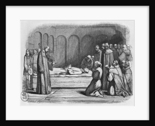 Death of Abelard by Jean Francois Gigoux