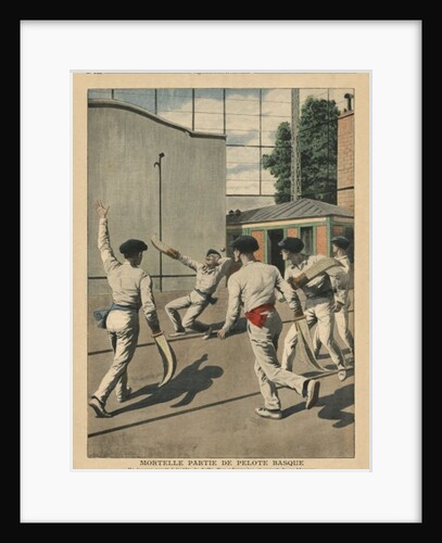 Fatal Basque Pelota by French School