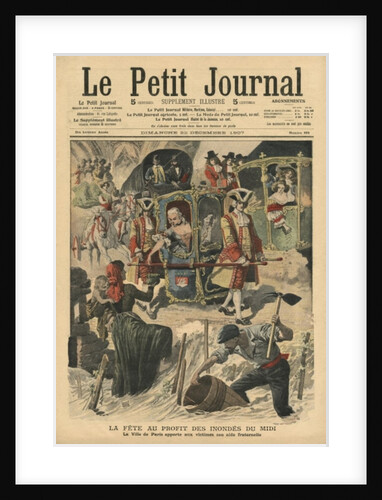 Celebration given by the Ville of Paris for the benefit of the flood victims in South France by French School