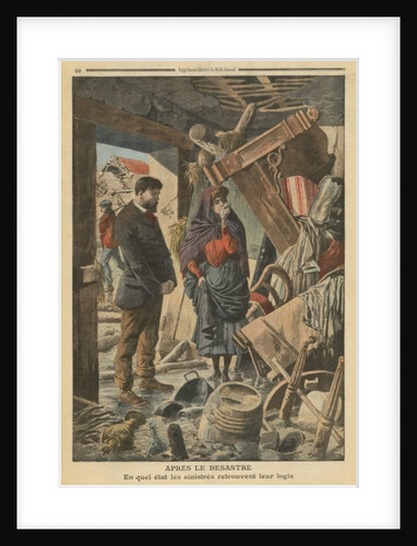 After the disaster by French School