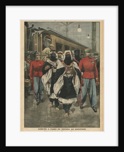 Moussa Ag Amastane arriving in Paris by French School