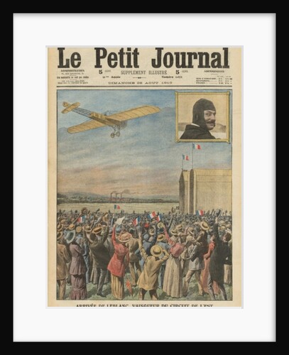 The aviator Alfred Leblanc arriving in Issy-les-Moulineaux by French School