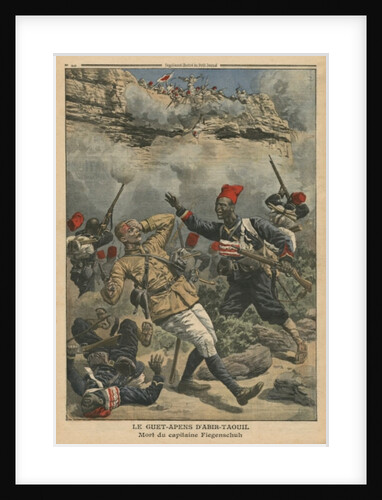 Ambush at Abir-Taouil, death of Captain Fiegenschuh by French School