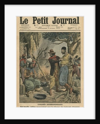 Chilean bandits devouring Armenian emigrants by French School