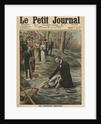 An unusual ceremony, an Adventist baptism in La Marne by French School