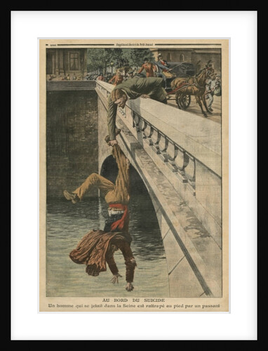 On the brink of suicide by French School