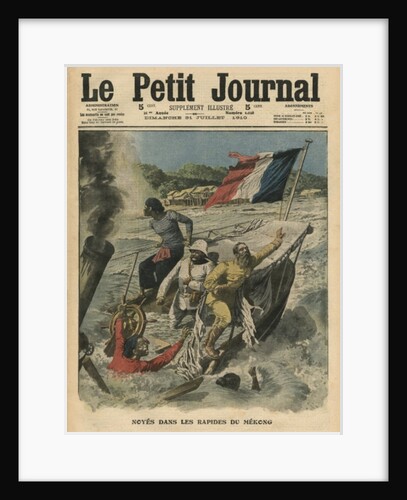 Drowning in the Mekong rapids by French School