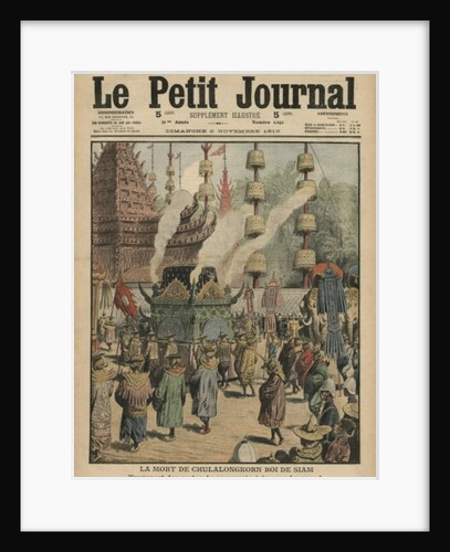 The Death of Chulalongkorn, King of Siam by French School