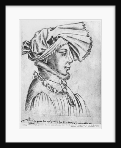 Ms 266 fol.173 Wenceslaus I, first Duke of Luxembourg by Flemish School