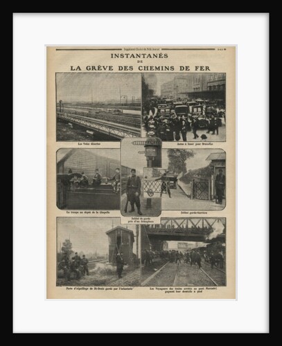 Snapshots of the rail strike by French Photographer