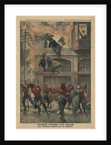 Tragic fire in a workshop at Newark, New Jersey by French School