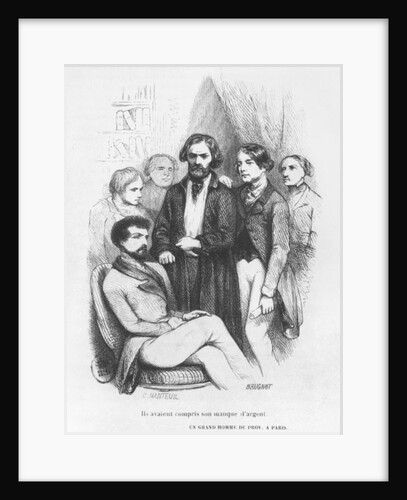 They understood his lack of money by Celestin Francois (after) Nanteuil