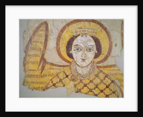 Crowned archangel with spread wings by Coptic