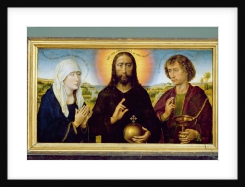 The Braque Family Triptych, St. John the Baptist, Christ the Redeemer between the Virgin and St. John the Evangelist, St. Mary Magdalene, c.1551 by Rogier van der Weyden