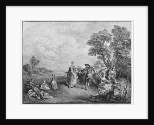 The pleasures of the countryside by Nicolas (after) Lancret